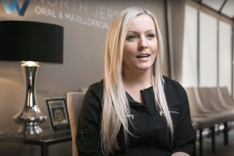 joanna dental implant patient after procedure at northjersey